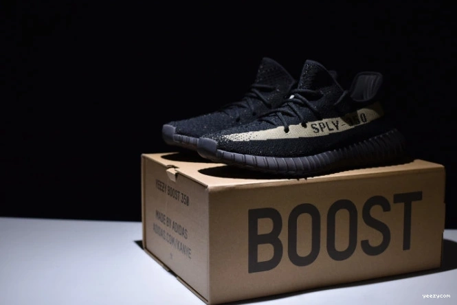 BY9611 Core Yeezy Adidas 350 Green Black V2 Boost 0905